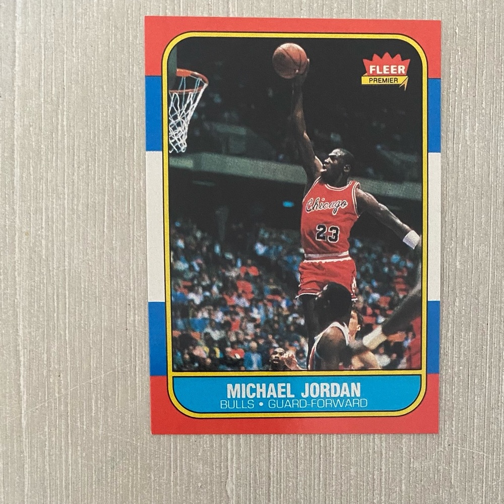 1986 Fleer Michael Jordan Rookie Reprint